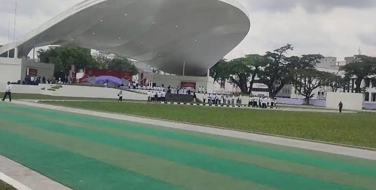 Target Selesai 2025, Fasilitas Lapangan Merdeka Medan Masih Banyak Tertutup