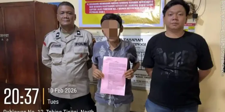 Polisi Ringkus Kakek Pelempar Batu ke IRT di Tebingtinggi hingga Buta Permanen