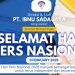 PT Ibnu Sada Jaya Ucapkan Selamat Hari Pers Nasional 2026, Apresiasi Peran Strategis Insan Pers