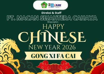 PT Macan Sejahtera Cahaya Ucapkan Selamat Imlek 2026, Dir Ops: Semoga Tahun Kuda Api Bawa Keberanian dan Harapan Baru