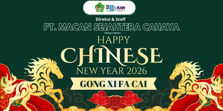 PT Macan Sejahtera Cahaya Ucapkan Selamat Imlek 2026, Dir Ops: Semoga Tahun Kuda Api Bawa Keberanian dan Harapan Baru
