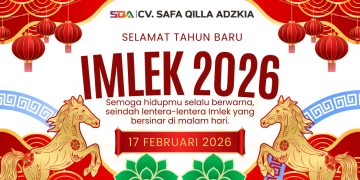 CV Safa Qilla Adzkia Ucapkan Selamat Tahun Baru Imlek 2026, Semoga Penuh Berkah