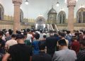 Ratusan Warga Medan Padati Masjid Raya Al-Mashun pada Tarawih Perdana Ramadan 1447 H