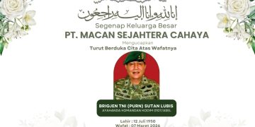 PT Macan Sejahtera Cahaya Sampaikan Duka Mendalam atas Wafatnya Brigjen TNI (Purn.) H. Sutan Lubis