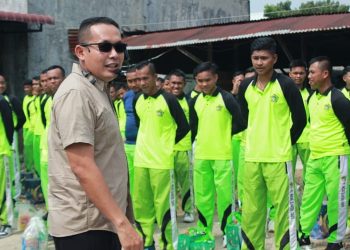 Jelang Lebaran, PT Macan Sejahtera Cahaya Gelar Apel Gabungan Satpam, Dir Ops: Perketat Pengamanan, Jangan Beri Celah Kejahatan