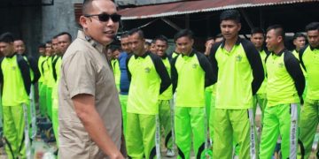 Jelang Lebaran, PT Macan Sejahtera Cahaya Gelar Apel Gabungan Satpam, Dir Ops: Perketat Pengamanan, Jangan Beri Celah Kejahatan