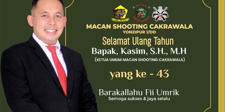 Macan Shooting Cakrawala Ucapkan Selamat HUT ke-43 Dir Ops PT Macan Sejahtera Cahaya Kasim SH MH