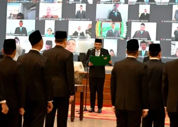 Bobby Nasution Lantik 308 Pejabat Pemprov Sumut, Sejumlah Kepala Dinas Dirotasi