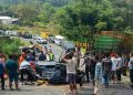 Tiga Sekeluarga Asal Riau Tewas Dihantam Truk Mundur Saat Menuju Danau Toba
