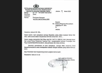 Beredar Surat Permintaan THR Catut Nama Polisi, Ini Klarifikasi Polres Pelabuhan Tanjung Priok