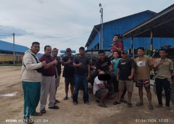 Kejar Hingga Tertangkap, Satpam PT Macan Sejahtera Cahaya Amankan Pencuri Sawit