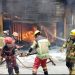 Ruko Panglong Cat di Marelan Terbakar, Satu Korban Tewas dan Tiga Berhasil Diselamatkan