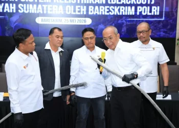 Ini Penampakan Kabel SUTET Putus Penyebab Blackout Massal di Sumatera