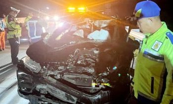 Tabrakan Maut di Tol Medan-Tebing Tinggi, Penumpang Honda WRV Tewas di Tempat