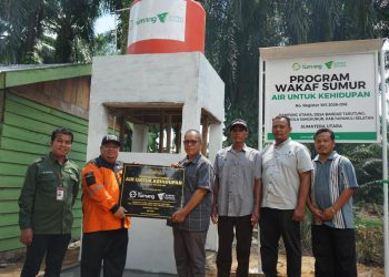 Dompet Dhuafa Waspada Resmikan Dua Wakaf Sumur di Tapanuli Selatan