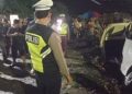 Grand Max Ditabrak Kereta Api di Sunggal, Lansia Tewas Terpental dari Mobil