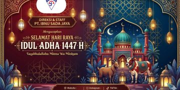 PT Ibnu Sada Jaya Sampaikan Ucapan Selamat Hari Raya Iduladha 1447 H
