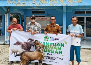 Sambut Iduladha 1447 H, PT Macan Sejahtera Cahaya Bagikan Hewan Kurban ke Empat Desa di Riau