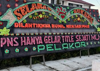 28 CPNS Kejari Deli Serdang Batal Dilantik Usai Muncul Papan Bunga Sindiran Pelakor