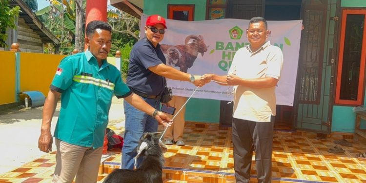 PT Macan Sejahtera Cahaya Salurkan Hewan Kurban ke 5 Lokasi di Riau, Wujud Kepedulian untuk Masyarakat