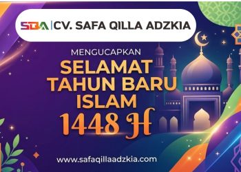 CV Safa Qilla Adzkia Sampaikan Ucapan Selamat Tahun Baru Islam 1448 Hijriah