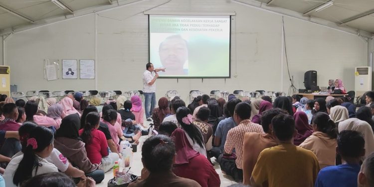PT Macan Sejahtera Cahaya Gelar PKWT dan Sosialisasi K3 bagi 142 Pekerja di Perkebunan PT Gandaerah Hendana