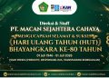 PT Macan Sejahtera Cahaya Ucapkan Selamat HUT Bhayangkara ke-80, Apresiasi Dedikasi Polri untuk Negeri