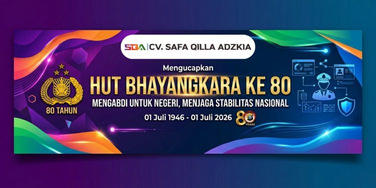 CV Safa Qilla Adzkia Ucapkan Selamat HUT Bhayangkara ke-80