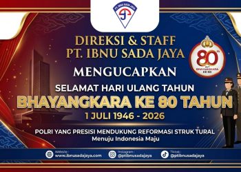 HUT Bhayangkara ke-80, PT Ibnu Sada Jaya Apresiasi Dedikasi Polri Menjaga Keamanan Negeri