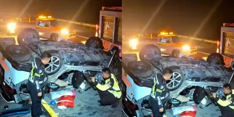 Ambulans Pembawa Pasien Jantung Kecelakaan di Tol Pekanbaru-Dumai, Tiga Orang Meninggal Dunia