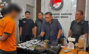 Polrestabes Medan Bongkar Jaringan Narkoba Antarprovinsi, Bandar Gunakan Jasa Ekspedisi untuk Kirim Ganja dan Ekstasi