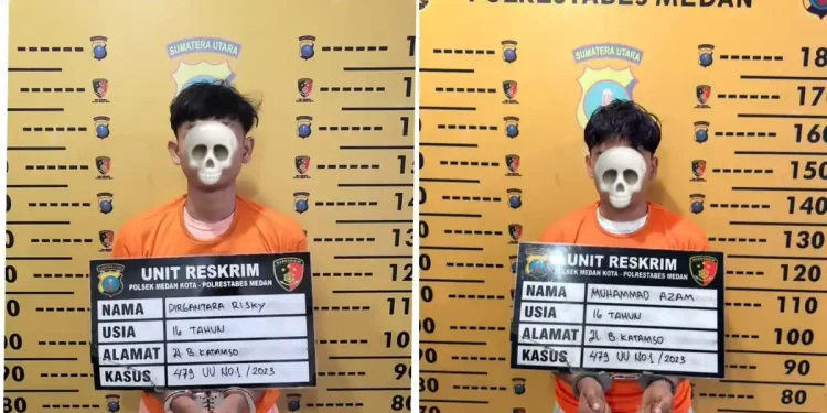 Dua Remaja Pelaku Begal IRT di Medan Ditangkap, Korban Diancam Celurit Saat Berangkat Kerja