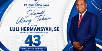 PT Ibnu Sada Jaya Ucapkan Selamat Ulang Tahun ke-43 Direktur PT Macan Sejahtera Cahaya Luli Hermansyah
