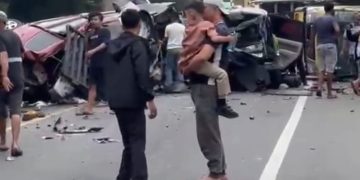 Breaking News! Tabrakan Beruntun di Sibolangit Libatkan 7 Kendaraan, 1 Orang Tewas