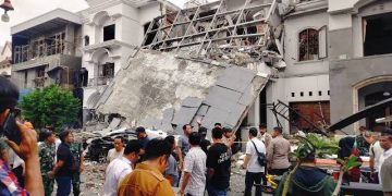Kebocoran Pipa Gas Bawah Tanah Diduga Penyebab Ledakan Rumah Mewah di Grand Polonia Medan