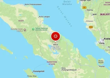 Gempa M 6,4 Guncang Daratan Simalungun Sumatera Utara