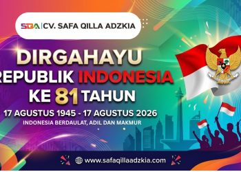 HUT Kemerdekaan RI ke-81, CV Safa Qilla Adzkia Teguhkan Semangat Membangun Negeri