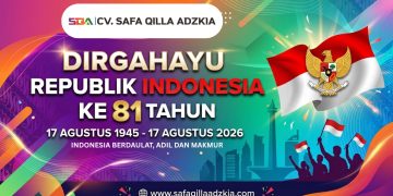 HUT Kemerdekaan RI ke-81, CV Safa Qilla Adzkia Teguhkan Semangat Membangun Negeri