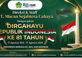 PT Macan Sejahtera Cahaya Ucapkan Selamat HUT Kemerdekaan RI ke-81: Merdeka!