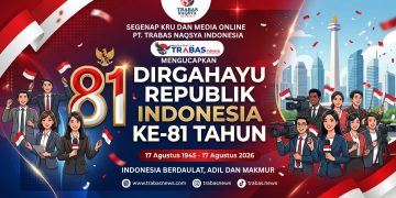 Media Online Trabasnews Ucapkan Selamat HUT Kemerdekaan RI ke-81