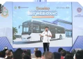 BRT Listrik Mebidang Resmi Diluncurkan, Gratis Selama Masa Uji Coba