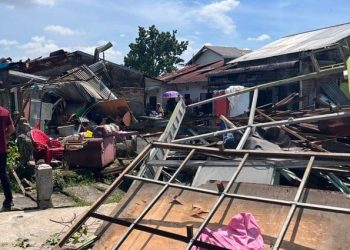 120 Rumah di Medan Johor Rusak Diterjang Puting Beliung