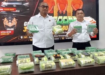 Polda Sumut Ungkap Jaringan Narkoba Tanjungbalai, 35 Kg Sabu Disita di Asahan