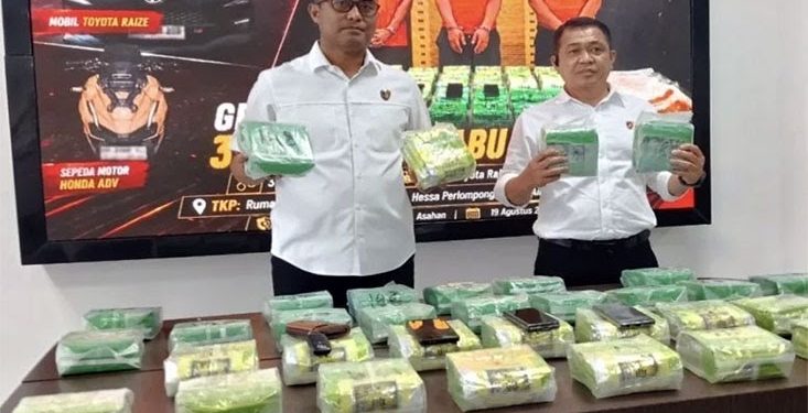 Polda Sumut Ungkap Jaringan Narkoba Tanjungbalai, 35 Kg Sabu Disita di Asahan