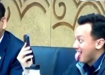 Viral, Anggota DPR Moreno Soeprapto Terekam Video Call Sambil Julurkan Lidah Saat RDP