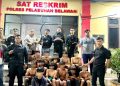 13 Remaja Diduga Hendak Tawuran Diamankan Polisi di Belawan, Polisi Sita Tombak dan Ketapel