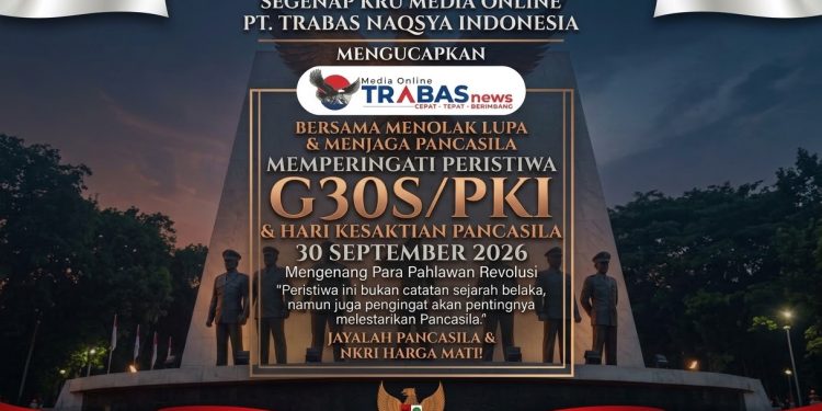 Trabasnews Kenang Pahlawan Revolusi, Sampaikan Pesan Persatuan di Peringatan G30S/PKI