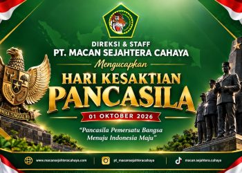 PT Macan Sejahtera Cahaya Ajak Perkokoh Persatuan di Hari Kesaktian Pancasila 2026