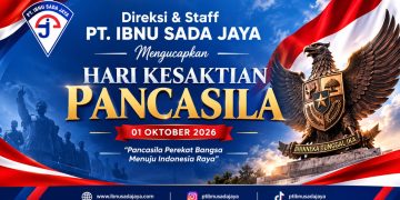 Semangat Hari Kesaktian Pancasila, PT Ibnu Sada Jaya Perkuat Nilai Kebangsaan