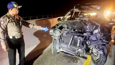 Avanza Tabrak Truk di Tol Sergai, Seorang ASN Tewas dan Dua Orang Luka